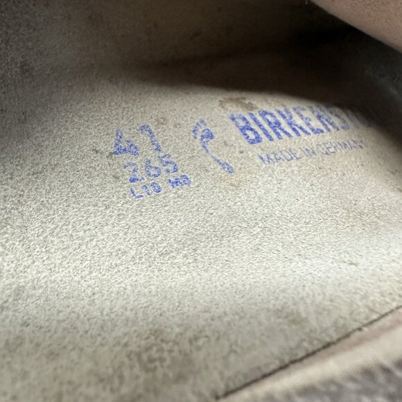 Birkenstock Kyoto Sandals Womens Size 10 Mens 8 EU 41 Tan Nubuck Medium - Picture 12 of 13